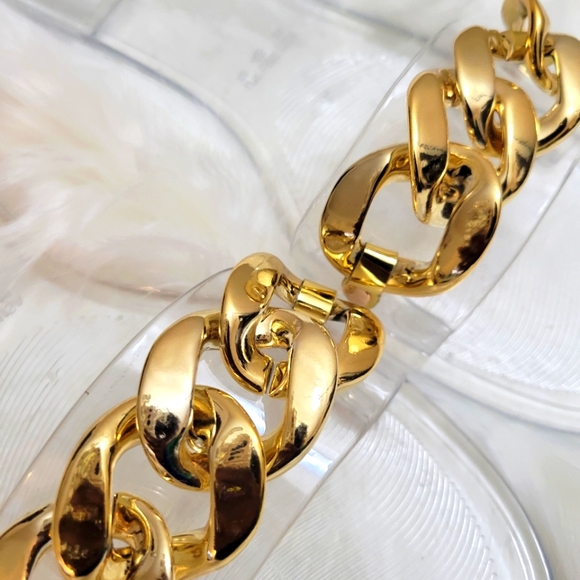 Fancy Chain Sandals - Picture 2 of 4